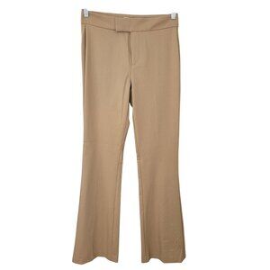 Ecru Lafayette Flare Leg Trousers Womens Size 4 Camel Career NWT